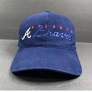Atlanta Braves vintage cap adjustable embroidered logos wool